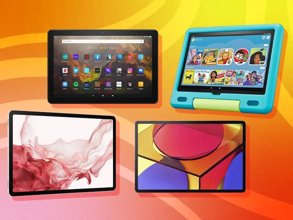  a variety of tablets